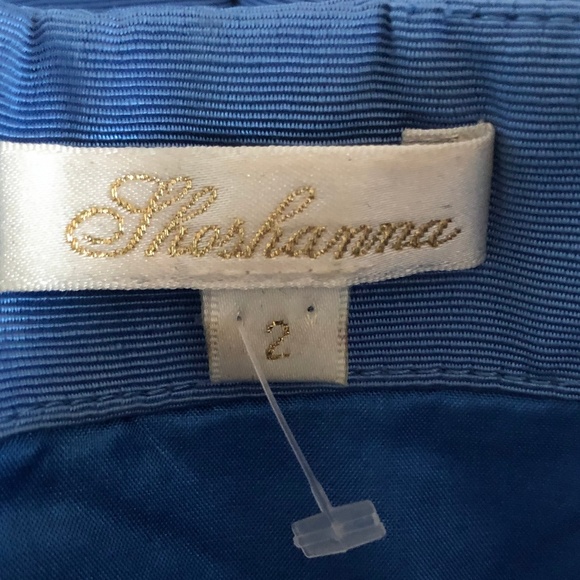 Gorgeous Blue Strapless Shoshanna Cocktail Dress - Picture 3 of 6